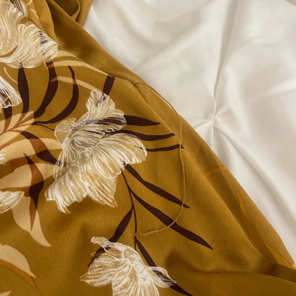 Express x Rocky Barnes Kimono Wrap Dress size XS/S - Picture 5 of 9